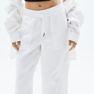 Athleta Retreat Linen High Rise Wide Leg Pant